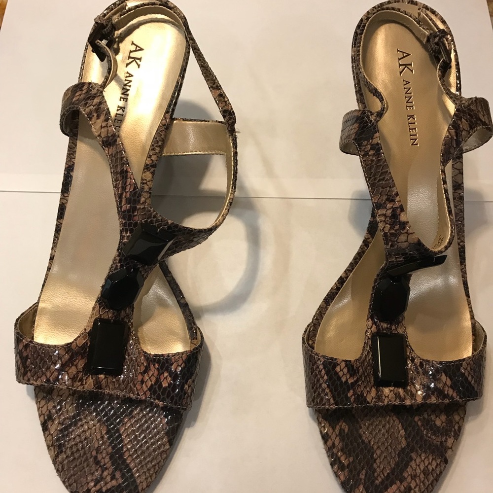 Anne Klein Leather Sandals